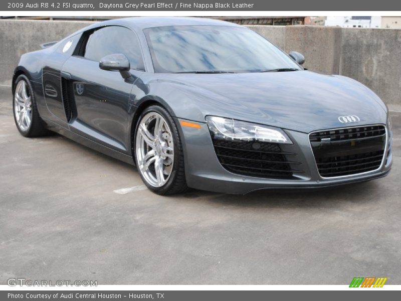 Daytona Grey Pearl Effect / Fine Nappa Black Leather 2009 Audi R8 4.2 FSI quattro