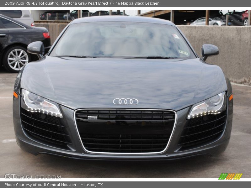 Daytona Grey Pearl Effect / Fine Nappa Black Leather 2009 Audi R8 4.2 FSI quattro