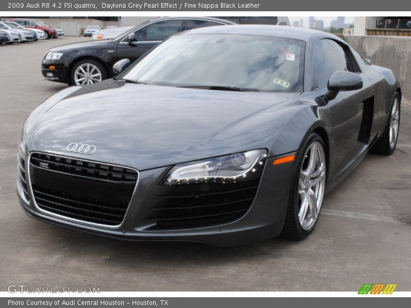 Daytona Grey Pearl Effect / Fine Nappa Black Leather 2009 Audi R8 4.2 FSI quattro