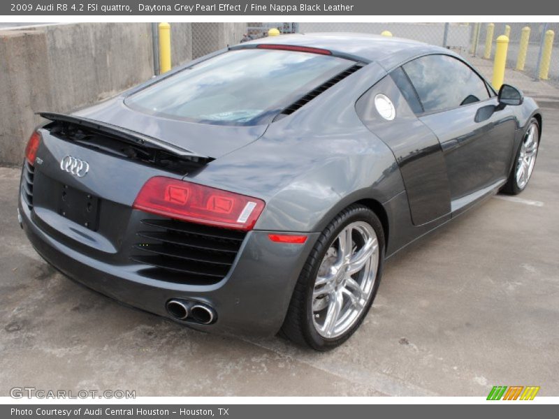 Daytona Grey Pearl Effect / Fine Nappa Black Leather 2009 Audi R8 4.2 FSI quattro