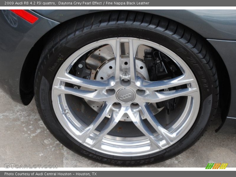 Daytona Grey Pearl Effect / Fine Nappa Black Leather 2009 Audi R8 4.2 FSI quattro