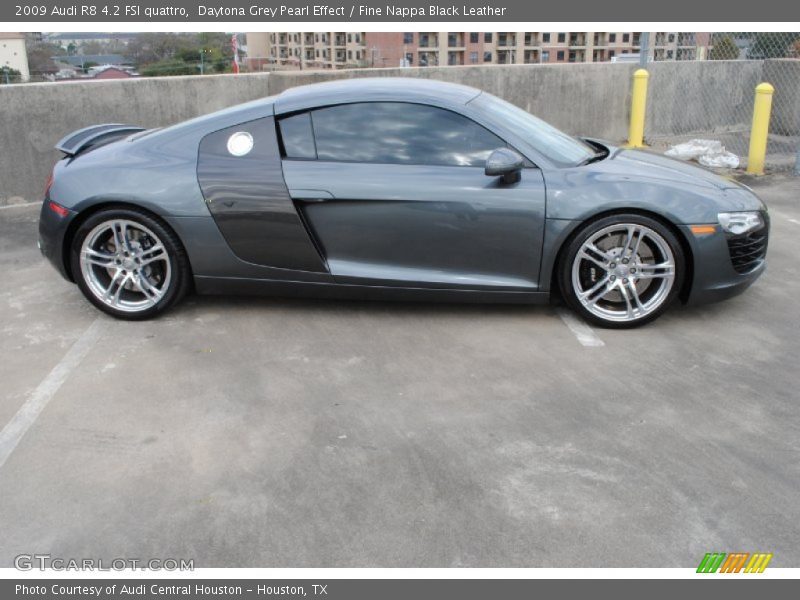 Daytona Grey Pearl Effect / Fine Nappa Black Leather 2009 Audi R8 4.2 FSI quattro