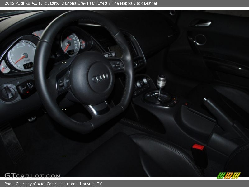 Daytona Grey Pearl Effect / Fine Nappa Black Leather 2009 Audi R8 4.2 FSI quattro