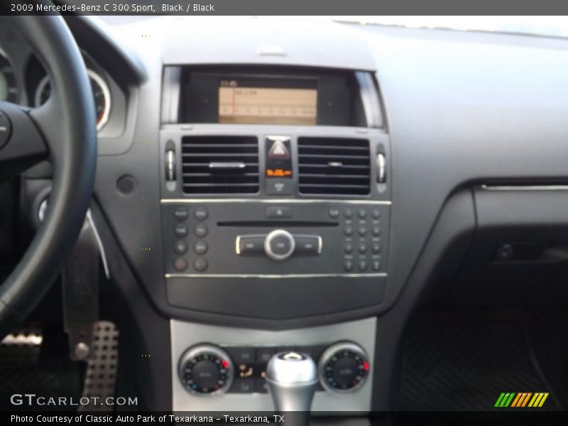 Black / Black 2009 Mercedes-Benz C 300 Sport