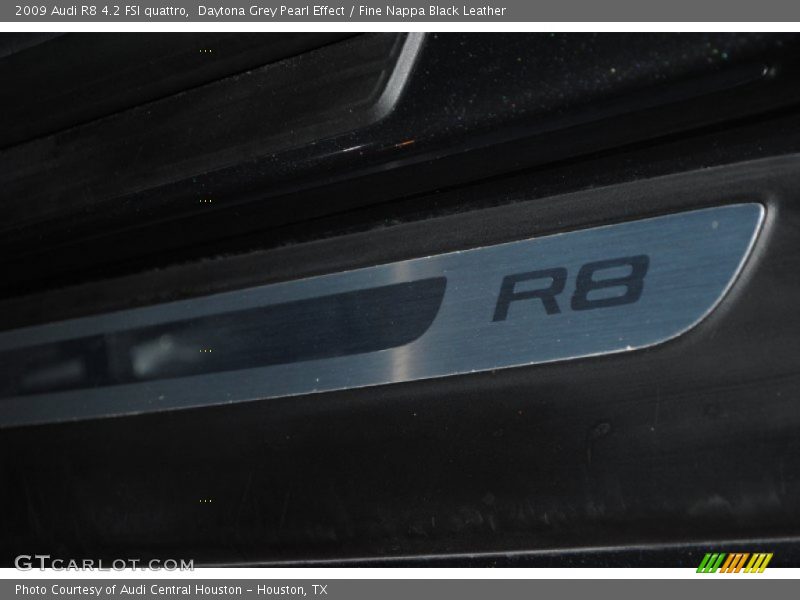 Daytona Grey Pearl Effect / Fine Nappa Black Leather 2009 Audi R8 4.2 FSI quattro