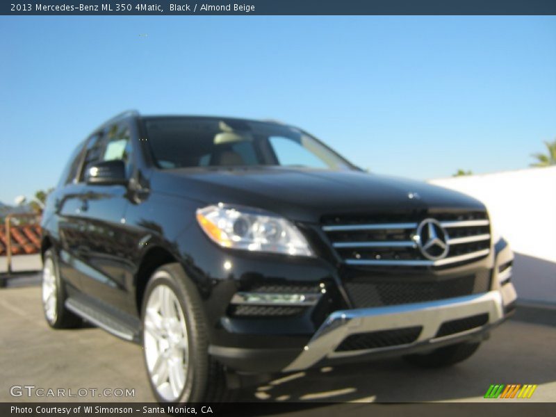 Black / Almond Beige 2013 Mercedes-Benz ML 350 4Matic