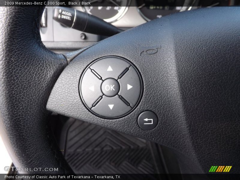 Black / Black 2009 Mercedes-Benz C 300 Sport
