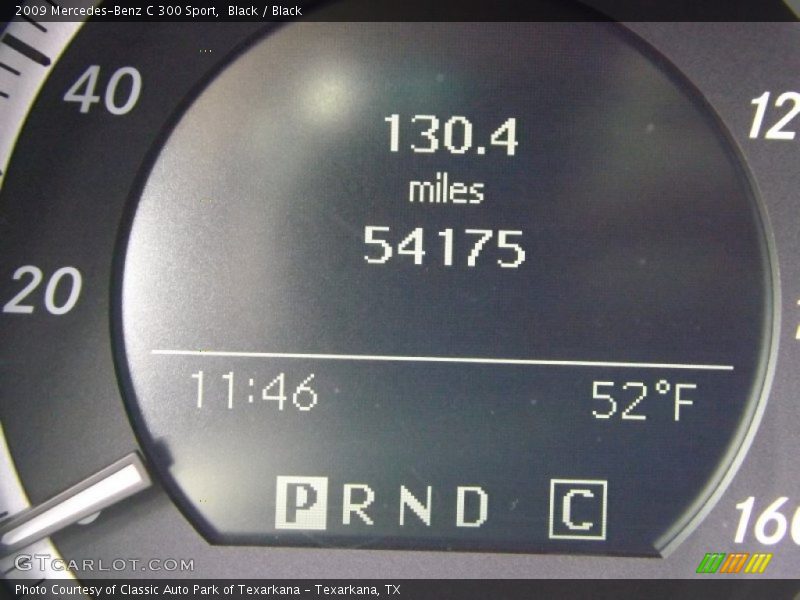 Black / Black 2009 Mercedes-Benz C 300 Sport