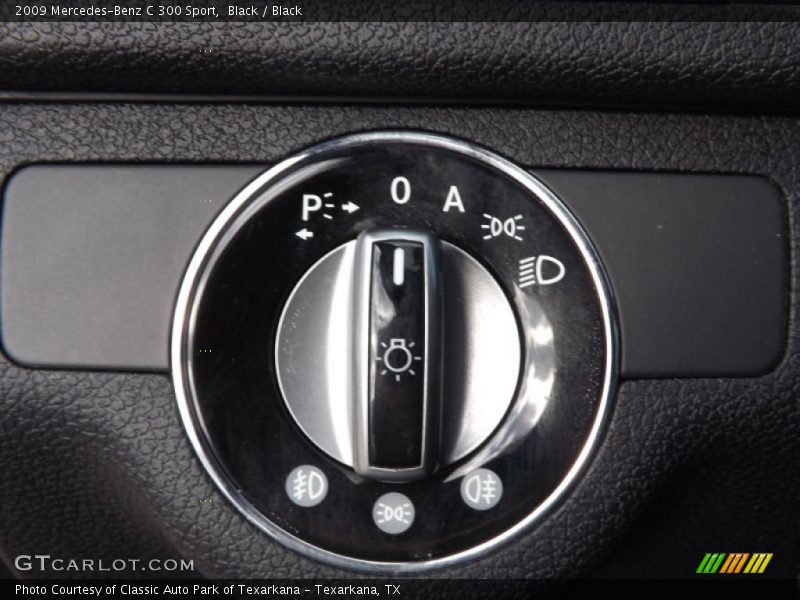 Black / Black 2009 Mercedes-Benz C 300 Sport