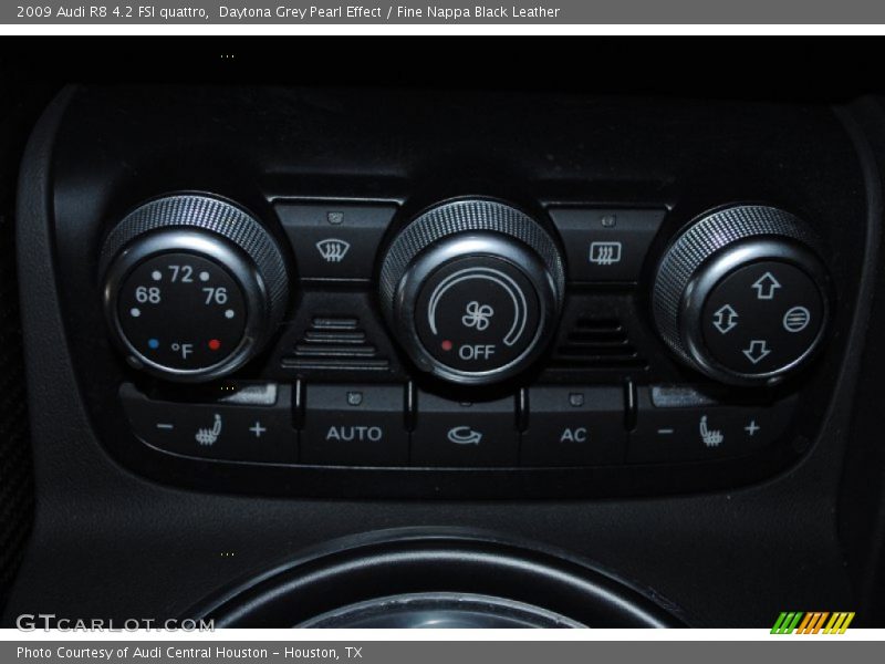 Daytona Grey Pearl Effect / Fine Nappa Black Leather 2009 Audi R8 4.2 FSI quattro