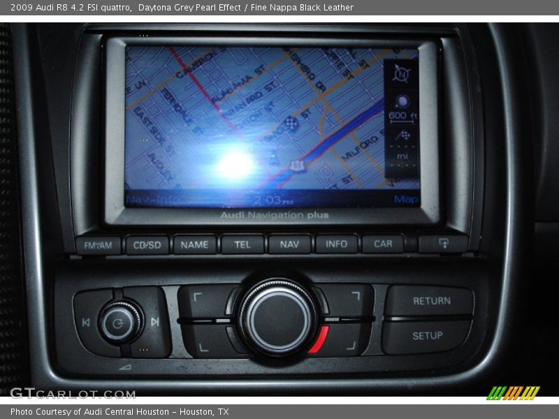 Daytona Grey Pearl Effect / Fine Nappa Black Leather 2009 Audi R8 4.2 FSI quattro