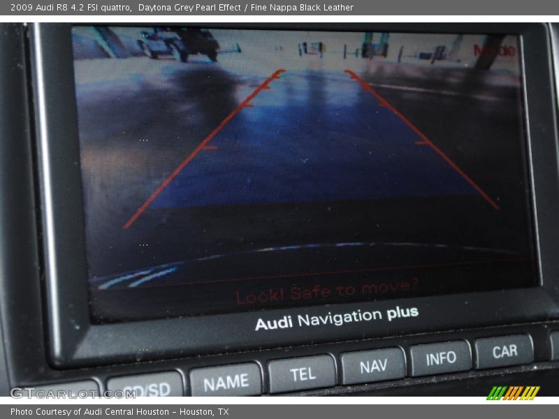 Daytona Grey Pearl Effect / Fine Nappa Black Leather 2009 Audi R8 4.2 FSI quattro