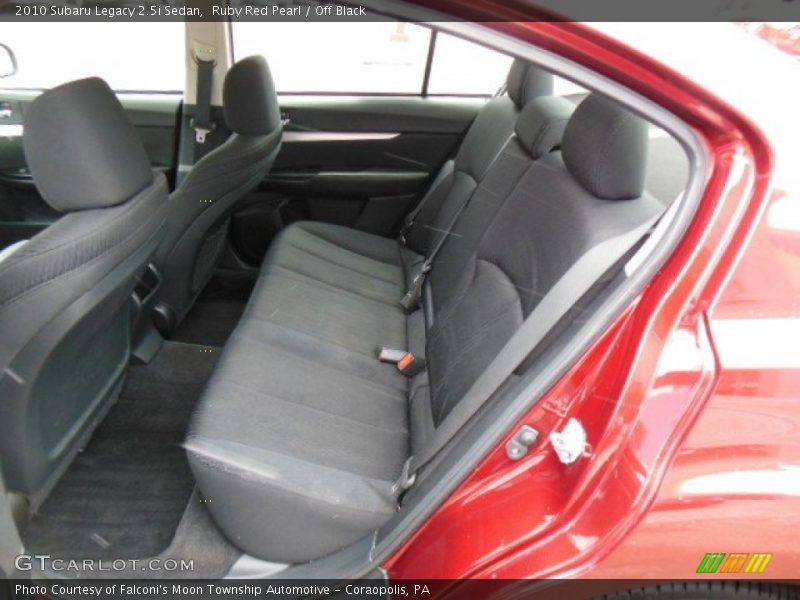 Ruby Red Pearl / Off Black 2010 Subaru Legacy 2.5i Sedan