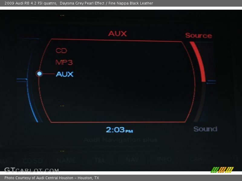 Daytona Grey Pearl Effect / Fine Nappa Black Leather 2009 Audi R8 4.2 FSI quattro