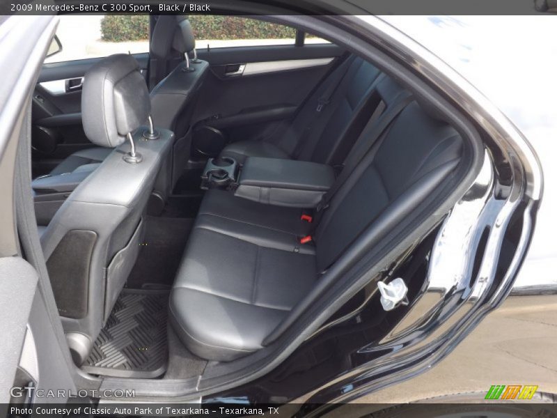 Black / Black 2009 Mercedes-Benz C 300 Sport