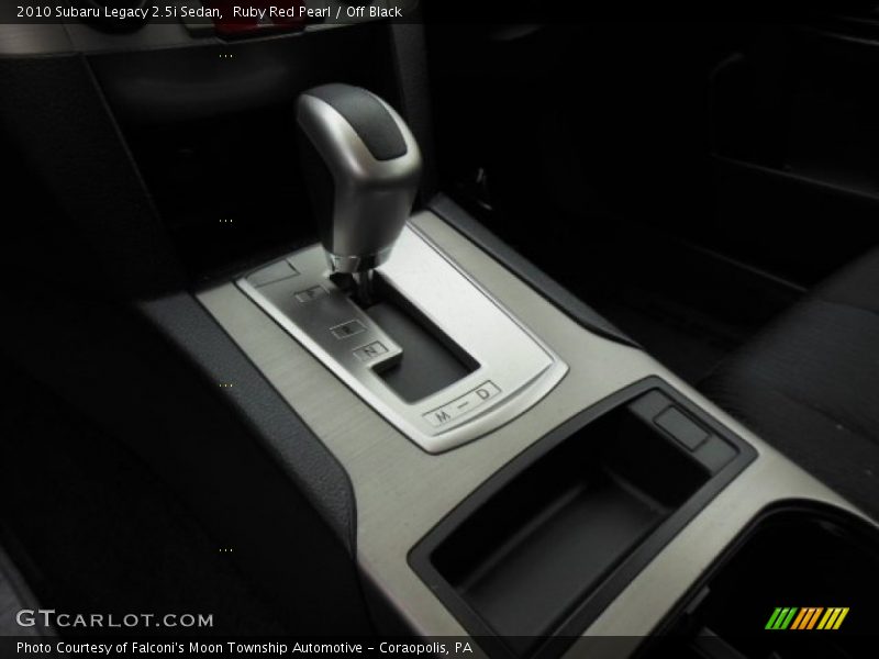 Ruby Red Pearl / Off Black 2010 Subaru Legacy 2.5i Sedan