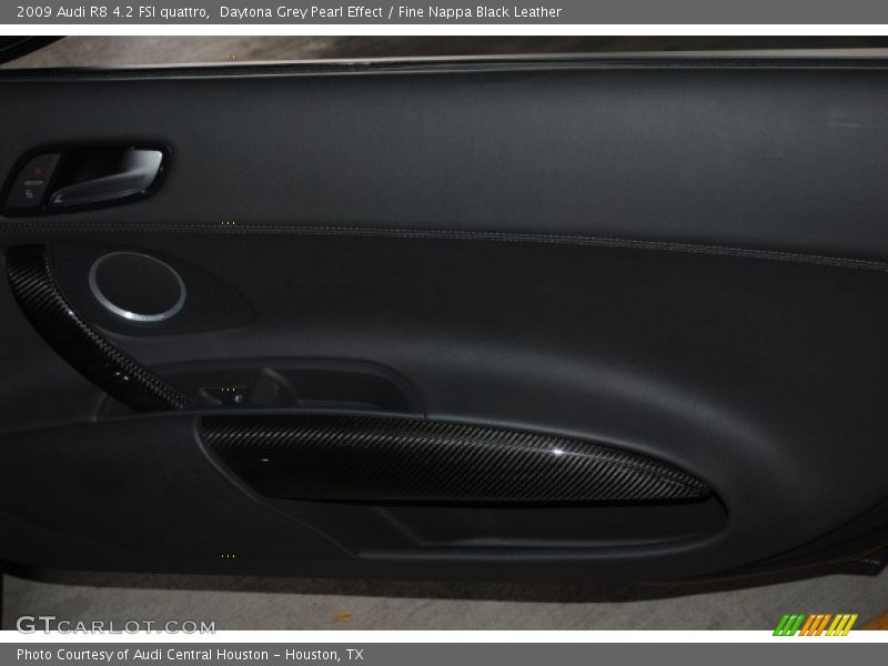 Daytona Grey Pearl Effect / Fine Nappa Black Leather 2009 Audi R8 4.2 FSI quattro