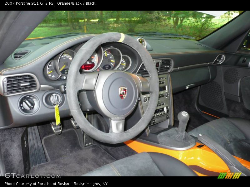 Orange/Black / Black 2007 Porsche 911 GT3 RS