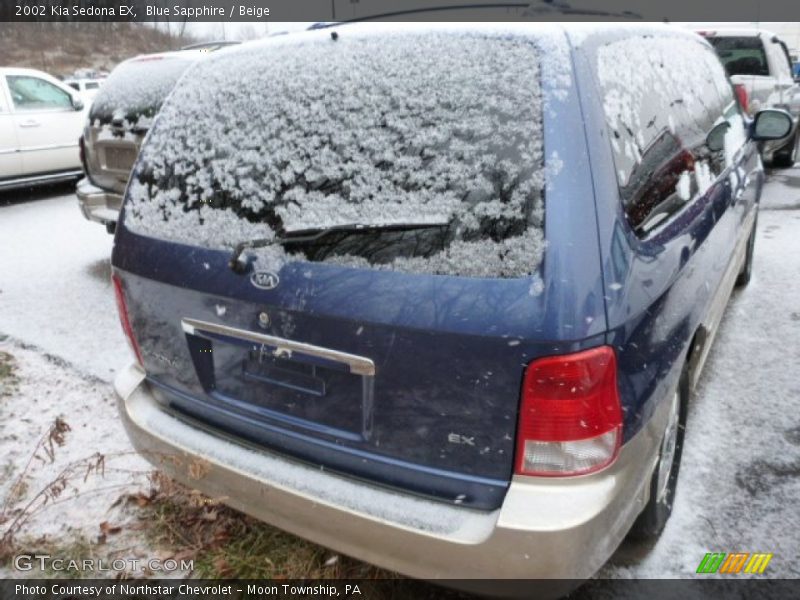 Blue Sapphire / Beige 2002 Kia Sedona EX