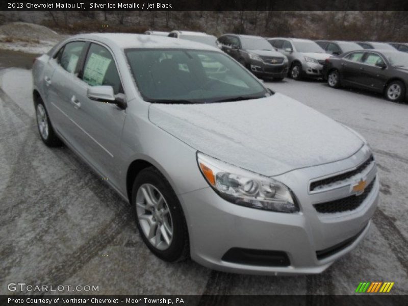Silver Ice Metallic / Jet Black 2013 Chevrolet Malibu LT