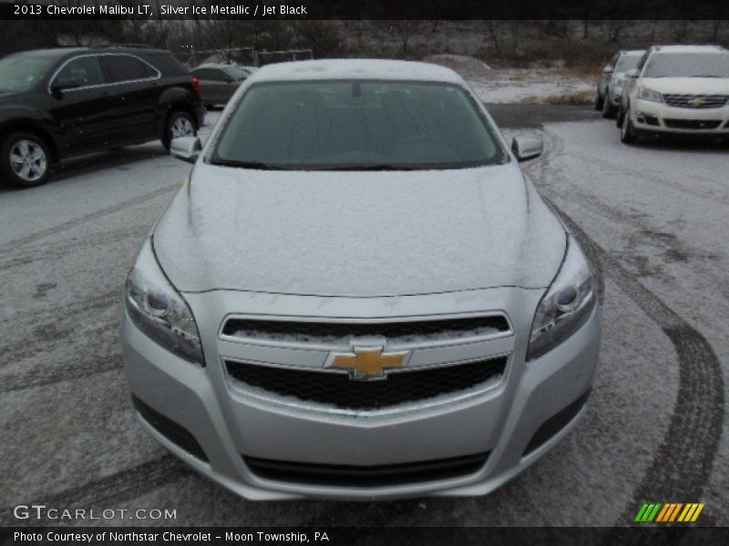 Silver Ice Metallic / Jet Black 2013 Chevrolet Malibu LT