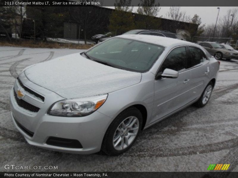 Silver Ice Metallic / Jet Black 2013 Chevrolet Malibu LT