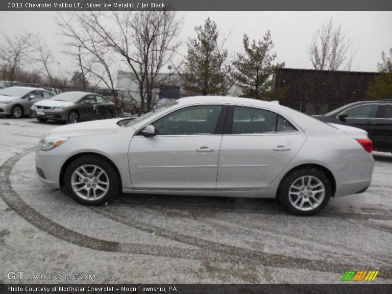 Silver Ice Metallic / Jet Black 2013 Chevrolet Malibu LT