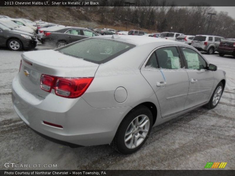 Silver Ice Metallic / Jet Black 2013 Chevrolet Malibu LT
