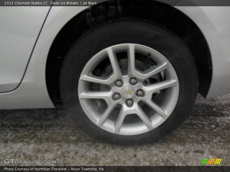 Silver Ice Metallic / Jet Black 2013 Chevrolet Malibu LT