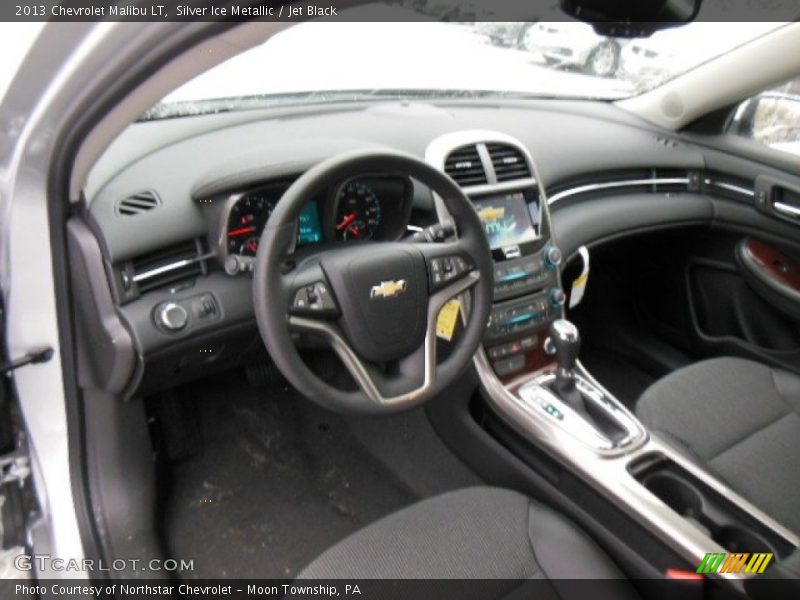Silver Ice Metallic / Jet Black 2013 Chevrolet Malibu LT