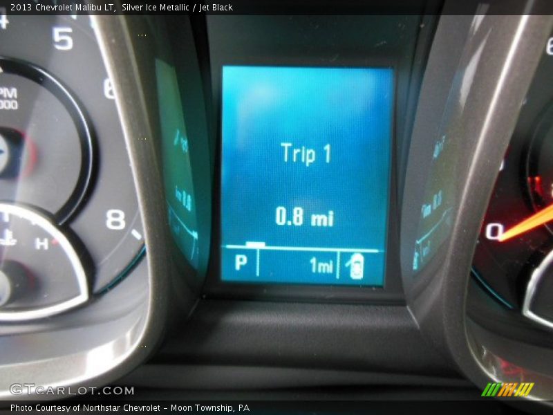Silver Ice Metallic / Jet Black 2013 Chevrolet Malibu LT