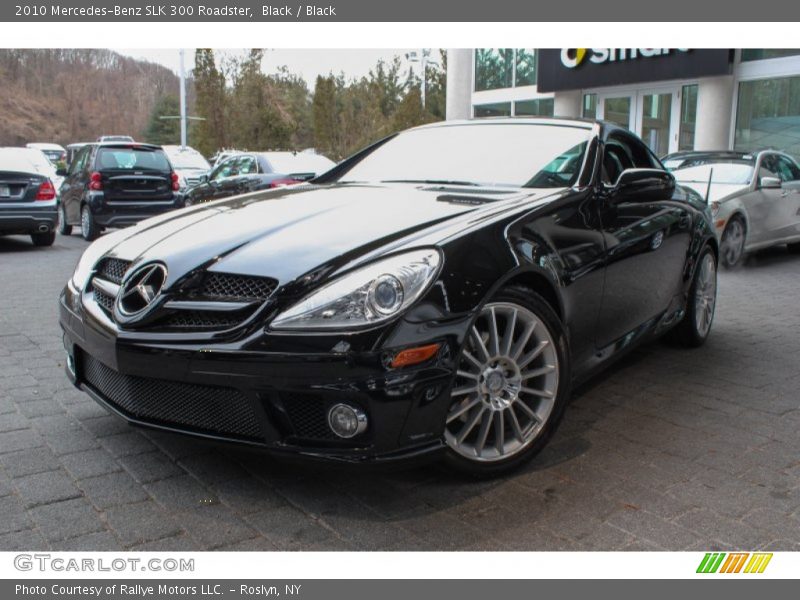 Black / Black 2010 Mercedes-Benz SLK 300 Roadster
