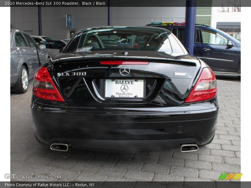 Black / Black 2010 Mercedes-Benz SLK 300 Roadster