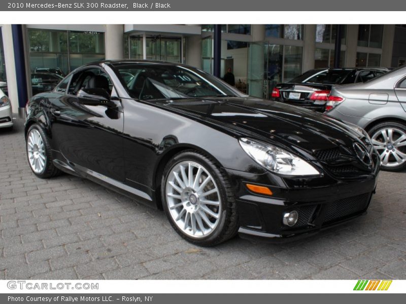 Black / Black 2010 Mercedes-Benz SLK 300 Roadster