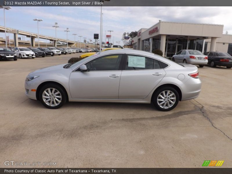 Ingot Silver / Black 2012 Mazda MAZDA6 i Touring Sedan