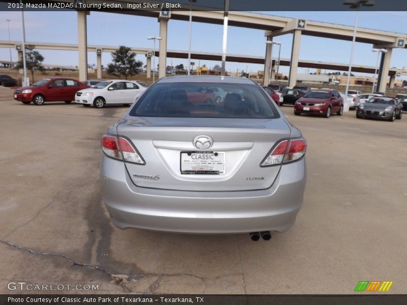 Ingot Silver / Black 2012 Mazda MAZDA6 i Touring Sedan