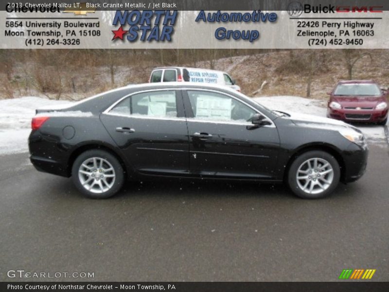 Black Granite Metallic / Jet Black 2013 Chevrolet Malibu LT