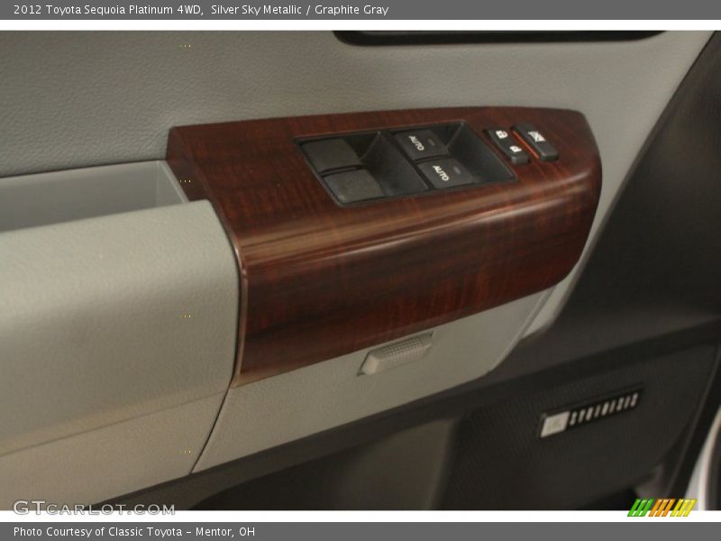 Silver Sky Metallic / Graphite Gray 2012 Toyota Sequoia Platinum 4WD
