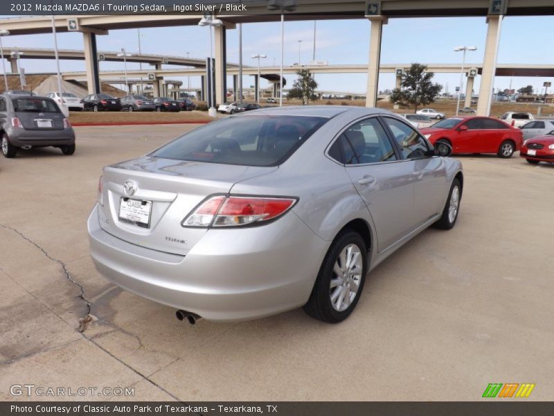 Ingot Silver / Black 2012 Mazda MAZDA6 i Touring Sedan