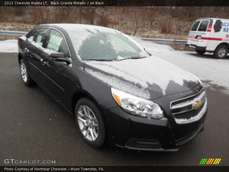 Black Granite Metallic / Jet Black 2013 Chevrolet Malibu LT
