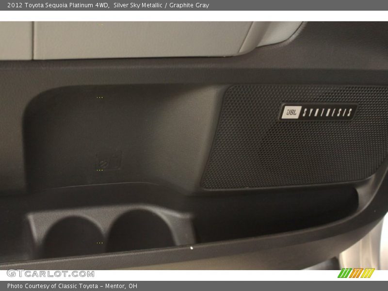 Silver Sky Metallic / Graphite Gray 2012 Toyota Sequoia Platinum 4WD
