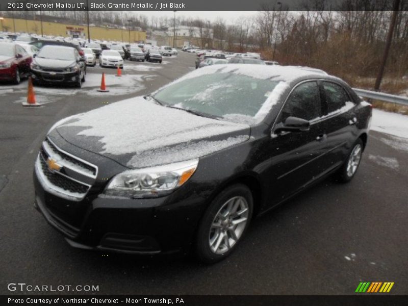 Black Granite Metallic / Jet Black 2013 Chevrolet Malibu LT