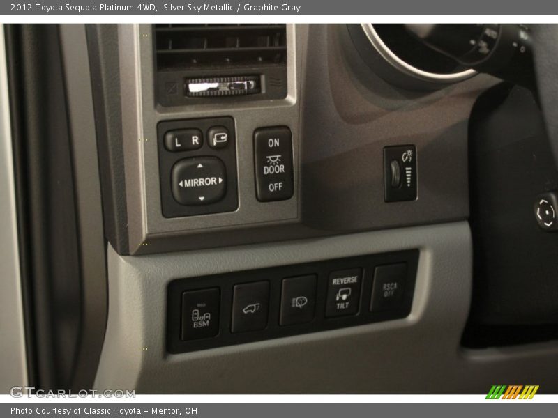 Silver Sky Metallic / Graphite Gray 2012 Toyota Sequoia Platinum 4WD