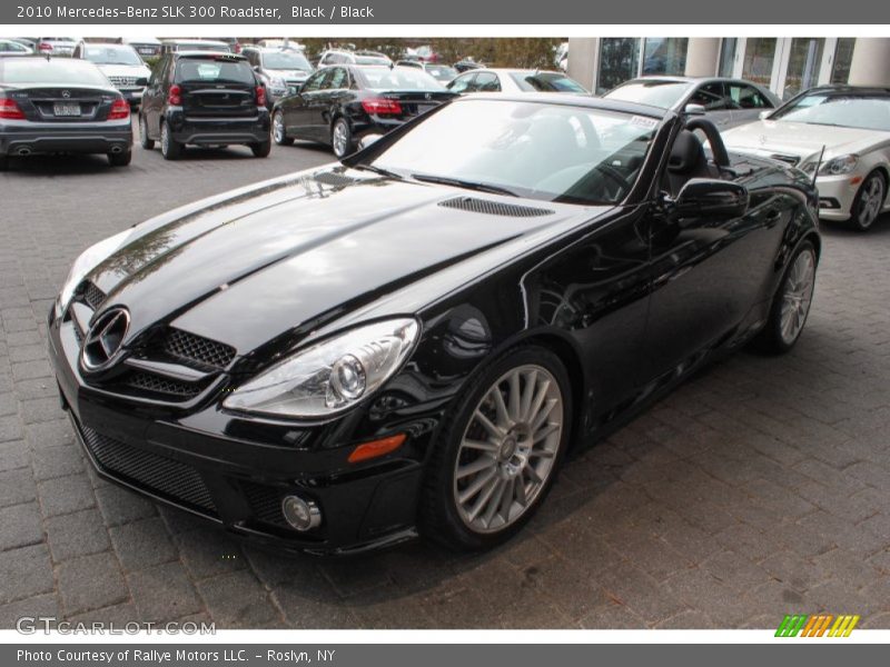 Black / Black 2010 Mercedes-Benz SLK 300 Roadster