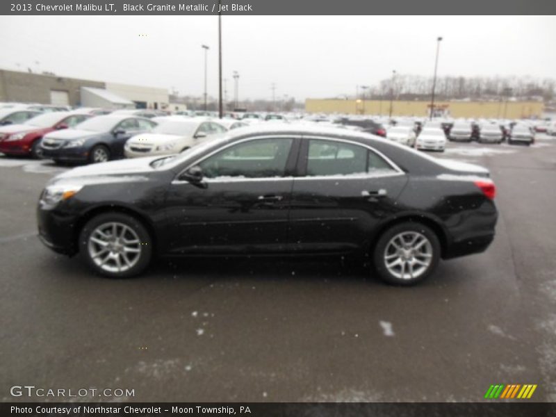 Black Granite Metallic / Jet Black 2013 Chevrolet Malibu LT