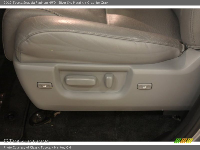 Silver Sky Metallic / Graphite Gray 2012 Toyota Sequoia Platinum 4WD