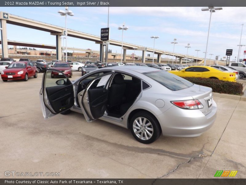 Ingot Silver / Black 2012 Mazda MAZDA6 i Touring Sedan