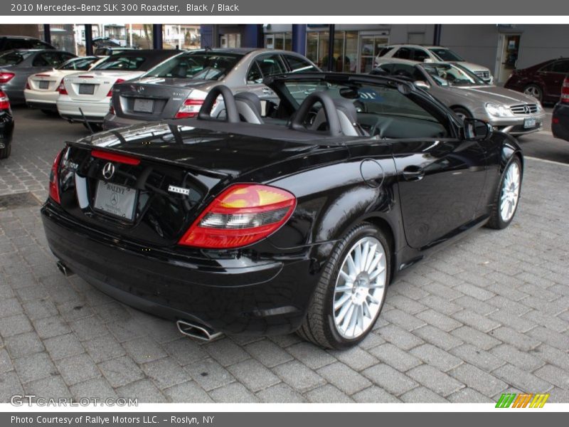 Black / Black 2010 Mercedes-Benz SLK 300 Roadster