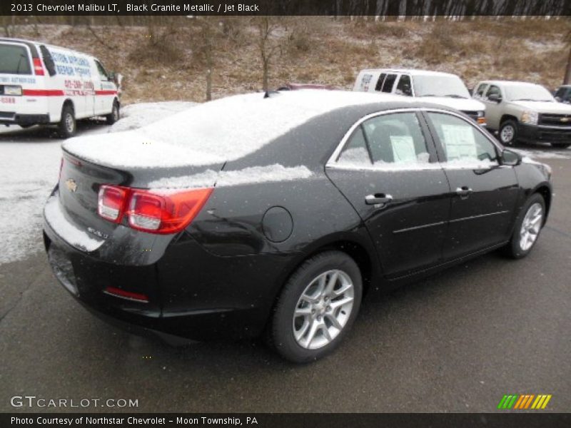 Black Granite Metallic / Jet Black 2013 Chevrolet Malibu LT