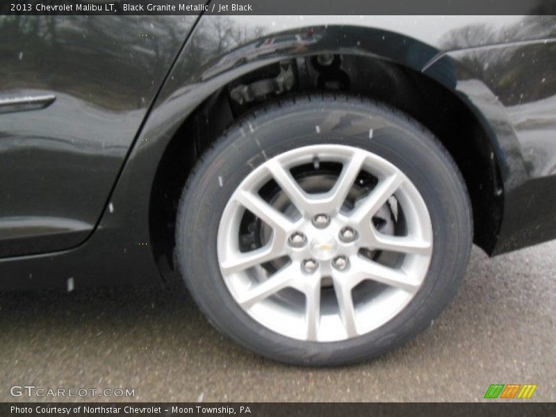 Black Granite Metallic / Jet Black 2013 Chevrolet Malibu LT